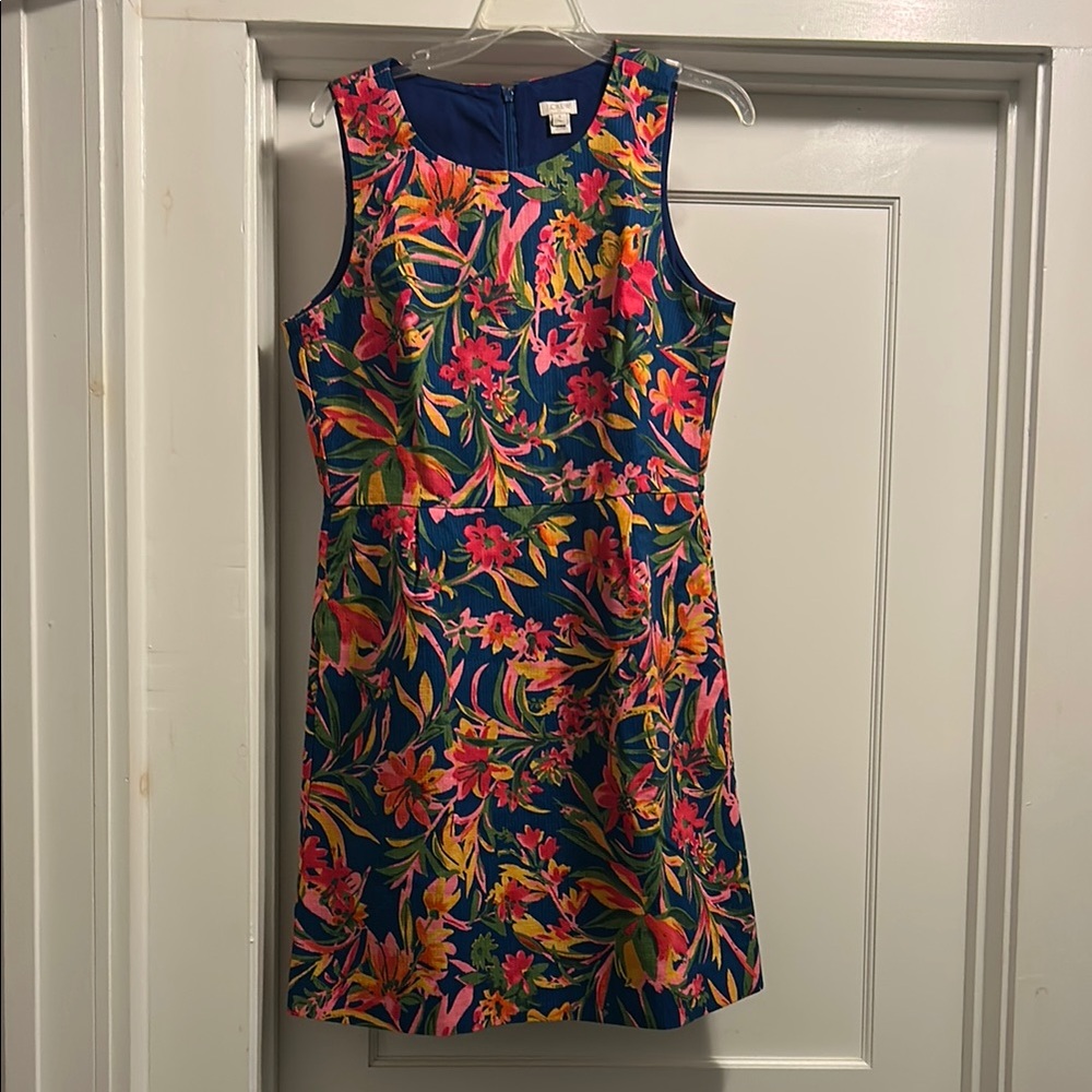 J. Crew Floral Sleeveless Women’s Dress, Size 10